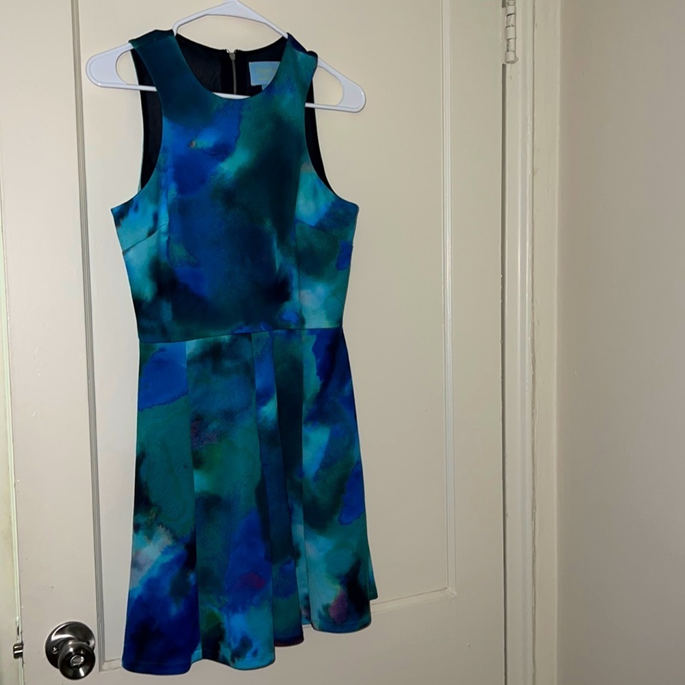 Cece blue/green dress size: S